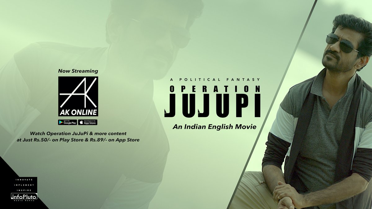 Operation JuJuPi Official Poster - Actor Chaams - Written & Directed by Arunkanth Operation JuJuPi Poster